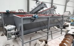 破碎塑料中的混雜物，采用鹽漂分離